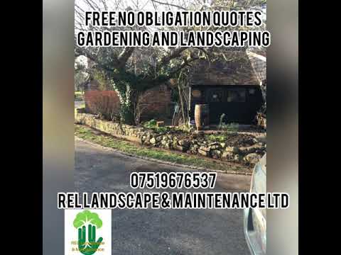 REL Landscape Maintenance Ltd video.