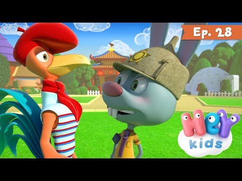 10 Prieteni 🐰 Harta comorii - Desene animate cu animale (ep. 28) | HeyKids