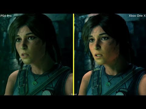 Shadow of the Tomb Raider PS4 Pro vs Xbox One X Very First Graphics Comparison