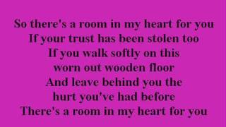 Faith Hill - A Room in my Heart with Lyrics