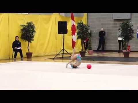Trillium Rhythmic 2015 - Nastassya Garber - Ball - Provincial L3C