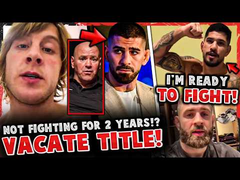 Paddy Pimblett CALLS for Ilia Topuria to VACATE TITLE! Alex Pereira vs Jiri Prochazka 3? UFC 324