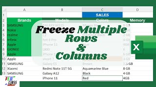 Download the video "How to Freeze Multiple Rows and Columns in Microsoft Excel"