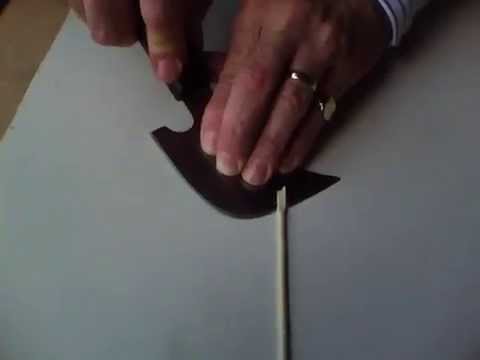 Spatula Trimming of Welding Rod