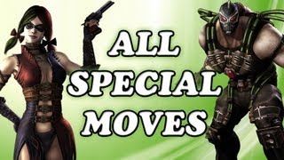Injustice Gods Among Us - All Special Moves
