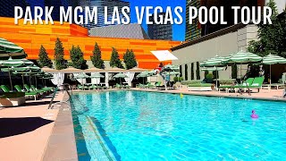 Park MGM Las Vegas Pool Tour 👙(Las Vegas 2020 Reopening)