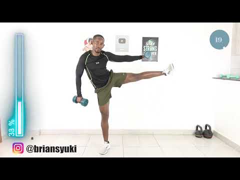 30 Minute Dumbbell Strength Training for Fat Loss Full Body Workout  250 Calories 