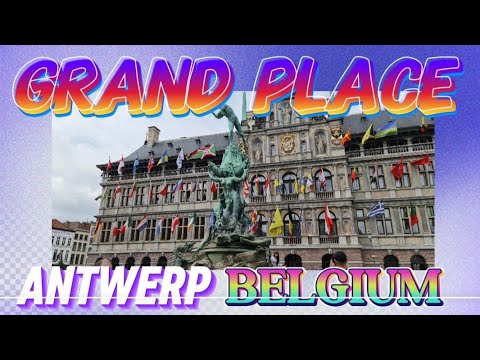 Grand Place (Grote Markt) of Antwerp City, one of the UNESCO World Heritage Site, Belgium. (Part 1)