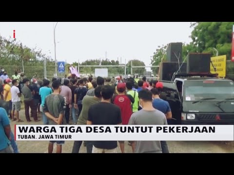 Warga 3 Desa di Tuban Tuntut Pekerjaan dari PT TPPI - iNews Pagi 23/10