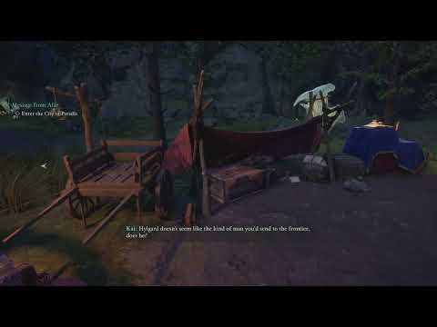 Avowed - Message From Afar: Set Up Party Camp In Overgrown Expanse: Use Party Stash and Workbench