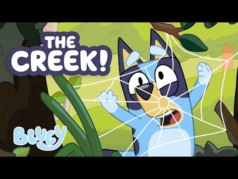 Bluey Gets STUCK in Cobwebs! 🕸️ 😮 | Moment from The Creek 💙 | Bluey