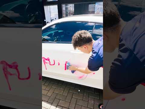 NÃO CONSEGUI TIRAR A PICHAÇÃO QUE FIZERAM NO MEU CARRO! 🥺