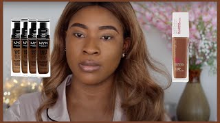 Battle of the best drugstore foundation | Maybelline Superstay VS NYX Can't Stop, won't Stop