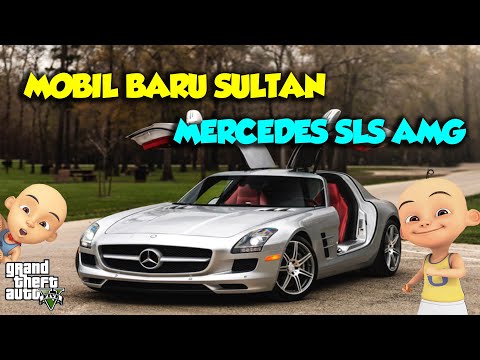 Mobil Baru Sultan Upin Ipin, Meredes SLS AMG MANTAP - GTA V Upin Ipin Episode Spesial 489