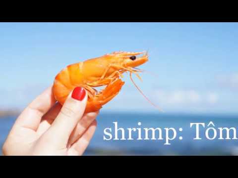 English vocabulary #6: Chủ đề hải sản