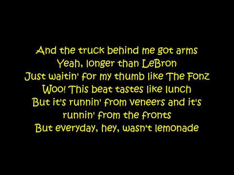 N.E.R.D. ft Rihanna - Lemon (Lyrics On Screen)