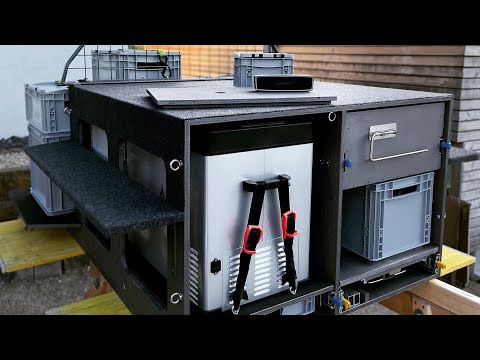 DIY 4x4 Offroad Camper Roomtour Mitsubishi Pajero4 V80 #4x4offroad #overlanding #adventuretravel