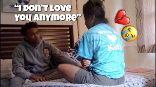 I DONT LOVE YOU ANYMORE PRANK ON GIRLFRIEND . (SHE CRIED 😭💔) told her i wanna break up