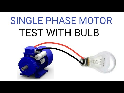 How to test single phase motor