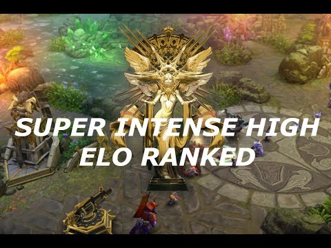 SUPER INTENSE HIGH ELO RANKED MATCH IN VAINGLORY 5V5