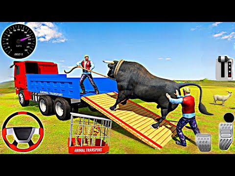 Pet Zoo Transporter Drive Simulator  - Real Cargo Truck Zoo Transport Driving 3D : Android Gameplay