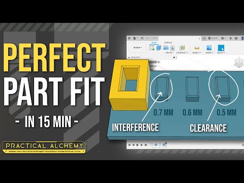 Beginner's Guide to Fit and Tolerance in Fusion 360 - Get the Perfect Fit from Your 3D Printer / CNC