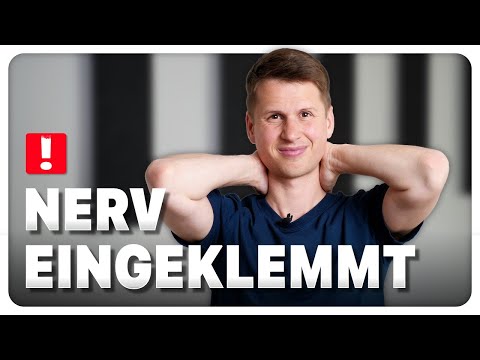 Relieving a pinched nerve in the neck (cervical spine) | Exercises for home