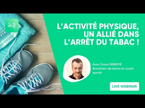Webinar gratuit : L’activité physique, un allié dans l’arrêt du tabac !