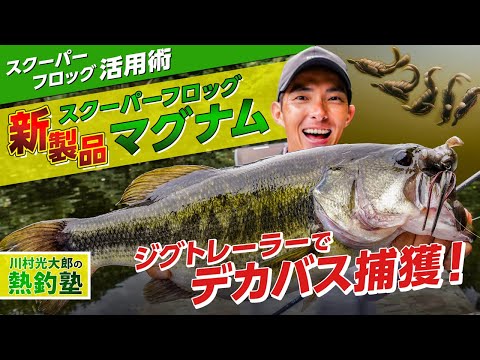 川村光大郎の熱釣塾 スクーパーフロッグ活用術 【後編】  新製品スクーパーフロッグマグナム・ジグトレーラーでデカバス捕獲！ | 釣りビジョン マガジン | 釣りビジョン