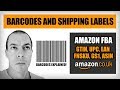 Amazon FBA Barcodes and Shipping Labels Explained (plus GTIN Exemption) - UPC EAN GS1 FNSKU ASIN