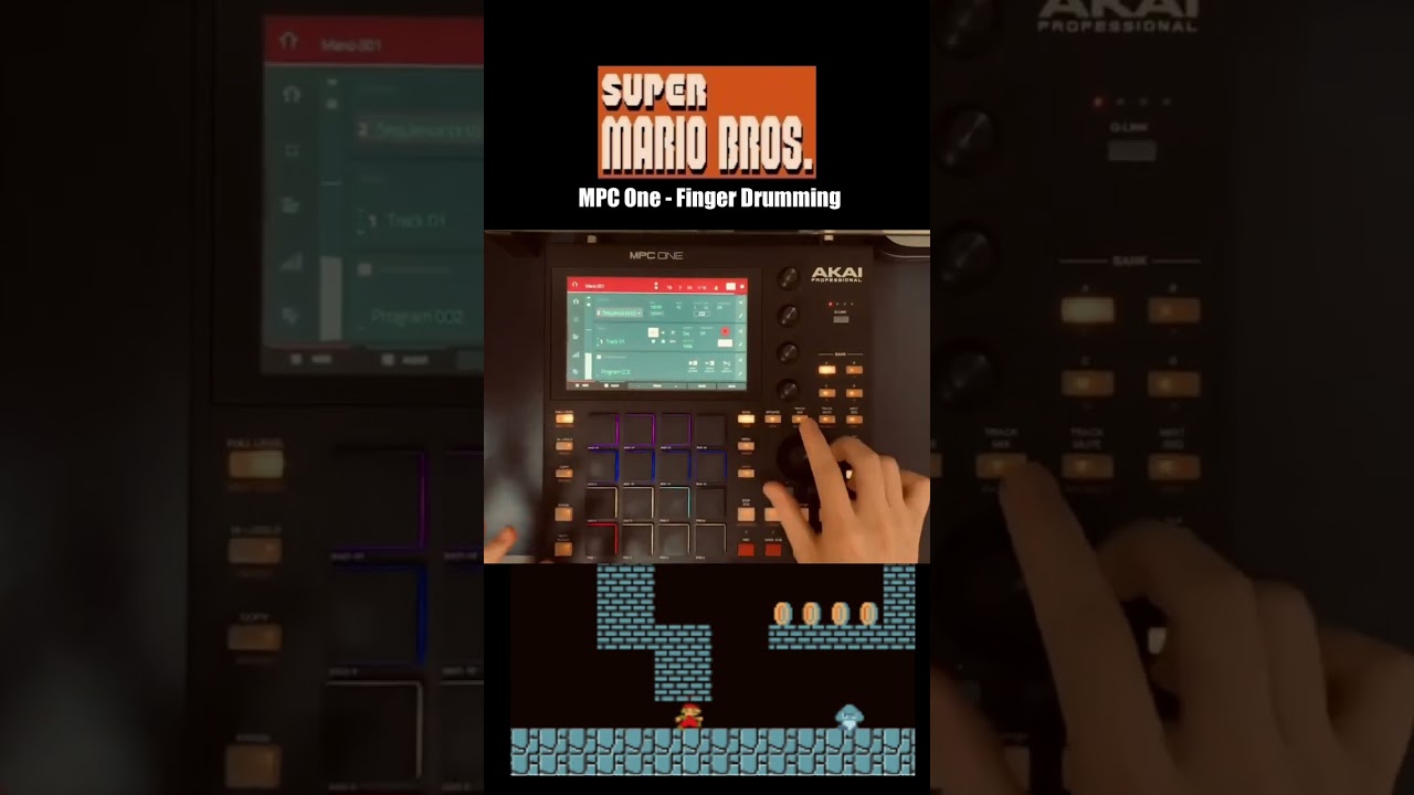 【Finger Drumming】SUPER MARIO BROS. (Underground) #shorts