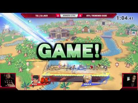 VS Weekly 5/4/17 - Winners Qtrs - DJ Jack (Ryu) vs Tremendo Dude (Shulk) - Smash 4