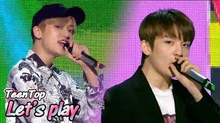 [Comeback Stage] TEEN TOP - Let’s Play!, 틴탑 - 놀면 돼 Show Music core 20180512