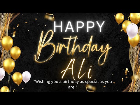 Happy Birthday Ali || Happy Birthday to you song Remix Dj Ali