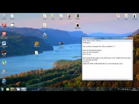 how to install the dos game SWIV 3D on windows seven
