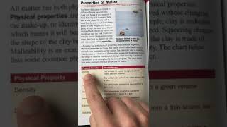 Mr. Dyer reads ScienceSaurus entries 250 - 252: Properties of Matter