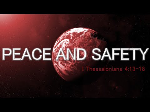 Vrede en veiligheid roept men,  maar dan...!