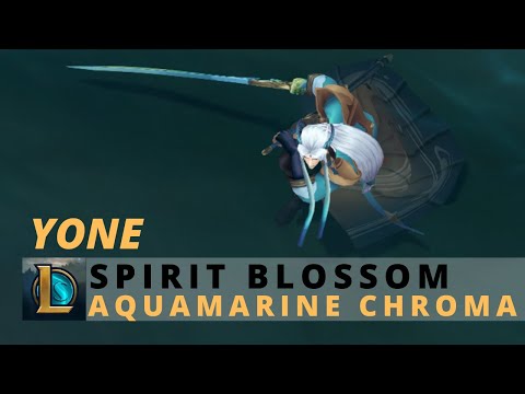 Spirit Blossom Yone Aquamarine Chroma - League Of Legends