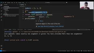 Python | append() extend() insert()