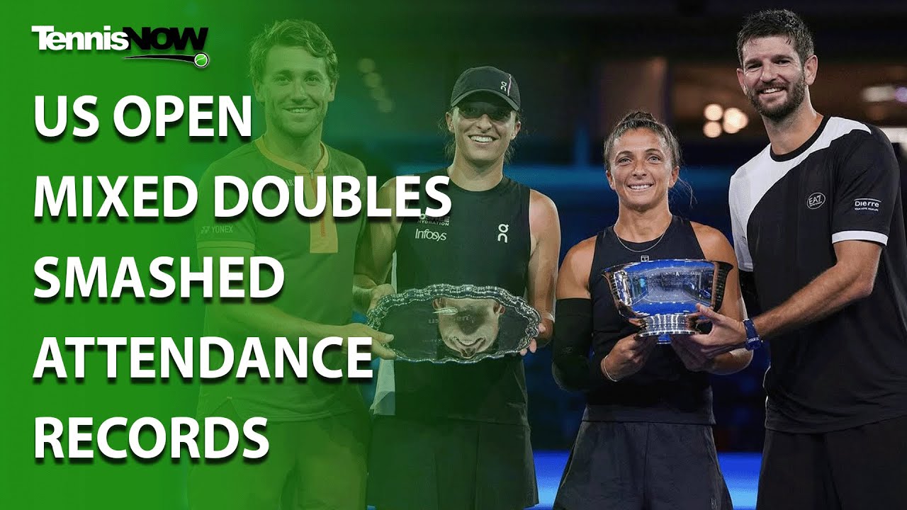 US Open Mixed Doubles Smashed Attendance Records