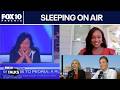 News anchor goes viral after falling asleep on air | FOX 10 Talks