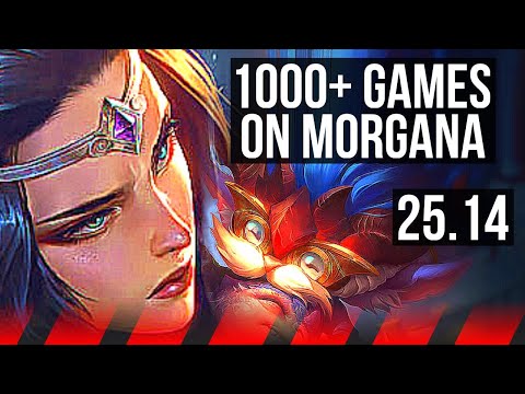 MORGANA vs HEIMERDINGER (TOP) | 1000+ games | NA Master | 25.14