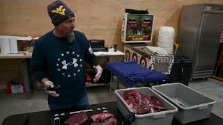 Cutting Up Some Backstraps From Texas With the Help of Hangry Brand's Trophy Board!!