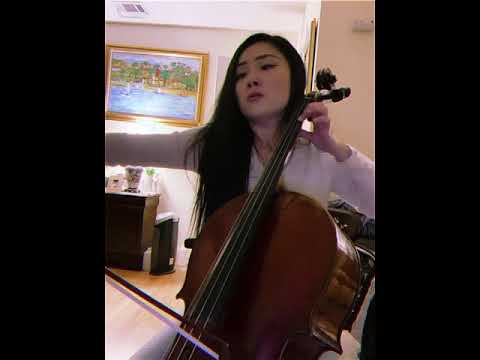 Tina Guo: Practice Cam Bach Sarabande from Suite 1 (1/28/21)