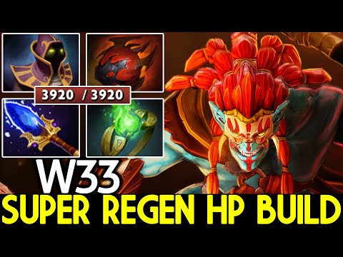 W33 [Huskar] Super Regen HP Build Beast Mode Dota 2