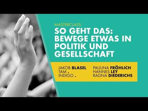Fridays for Future & #ichbinhier: Bewege etwas in Politik und Gesellschaft (Masterclass) | #OMR19