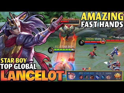 Amazing Fast Hands! Floral Knight Lancelot MVP Play - Top Global Lancelot By STAR BOY - MLBB