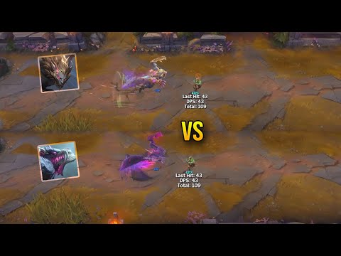Arcane Vander Warwick vs Old God Warwick - Skin Comparison - League of Legends