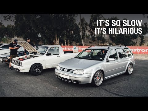 1/4 mile drag racing my 1.9 TDI daily driver | Killarney Robot racing - 19 Jan 2022