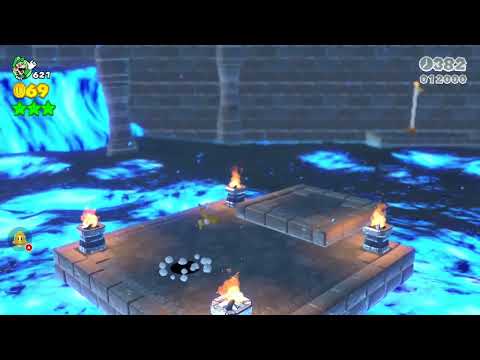 Super Mario 3D World (Switch) 10-7 100% Speedrun - Time: 23 (WR)